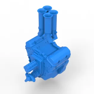 Engine V4 Scale 1:25 - Model thumbnail 12