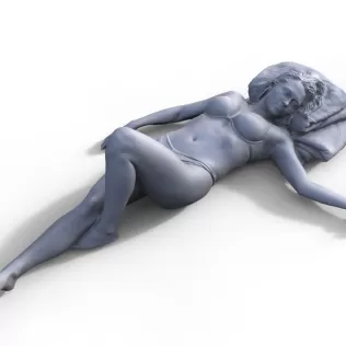 Figure for ship model passenger girl
