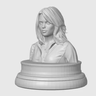 Rachel McAdams 3D Bust - Model thumbnail 4