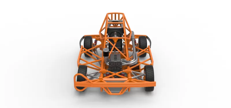 BriSCA Formula 2 Stock Car Base Scale 1:25 - Model preview 8