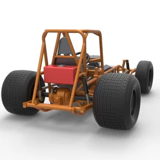 Vintage Sprint car Base Version 2 Scale 1:25 - Model thumbnail 18