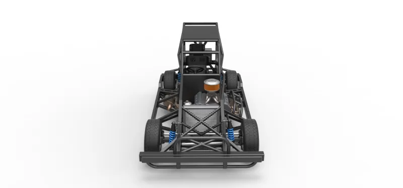 New Zealand Superstock car Base Version 4 Scale 1:25 - Model preview 8