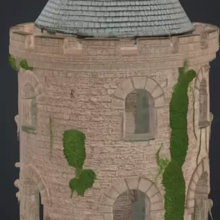 Runder turm - Model thumbnail 2