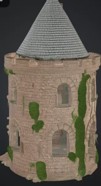 Runder turm - Model preview 2