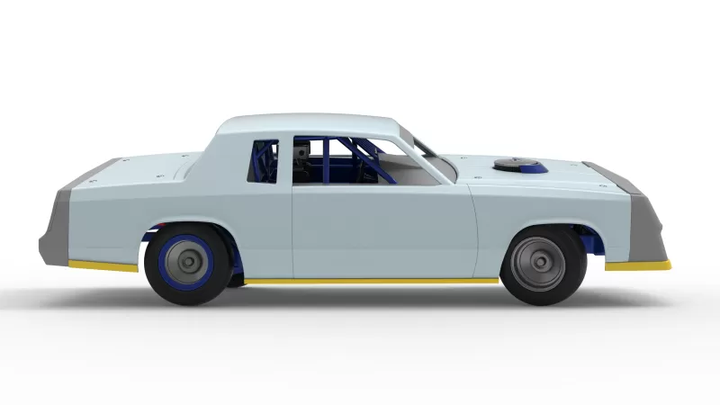 IMCA Stock car while turning Version 2 Scale 1:25 - Model preview 22