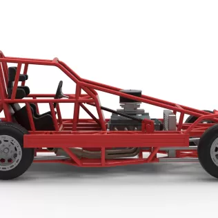 BriSCA Formula 1 Stock Car Base for Dirt Version 2 Scale 1:25 - Model thumbnail 22