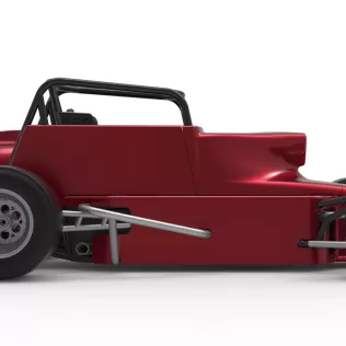 Pavement Silver Crown Car Version 2 Scale 1:25 - Model thumbnail 22