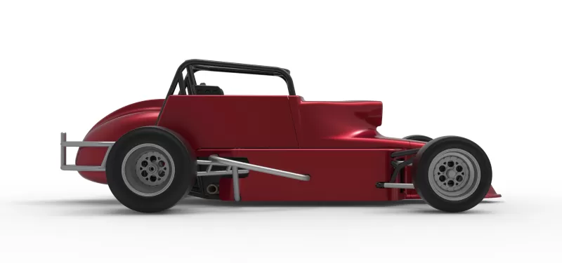 Pavement Silver Crown Car Version 2 Scale 1:25 - Model preview 22