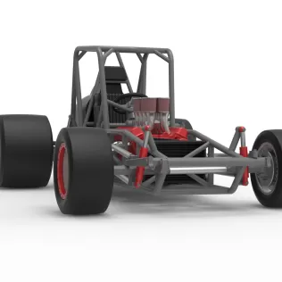 Vintage Pavement Silver Crown Car Base Scale 1:25 - Model thumbnail 27