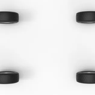 Wheel Set of Dwarf car Scale 1:25 - Model thumbnail 6