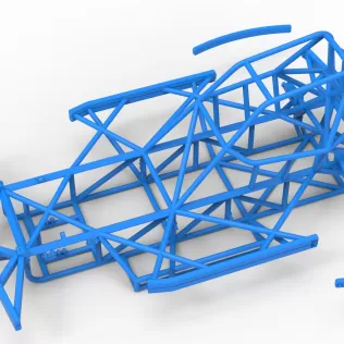 Frame of BriSCA Formula 2 Stock Car Scale 1:25 - Model thumbnail 20