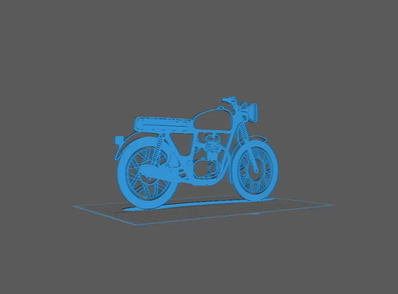 Honda - SL 350 Wall Art - Model preview 1