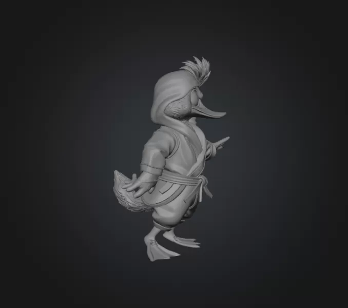 Ninja duck - Model preview 2