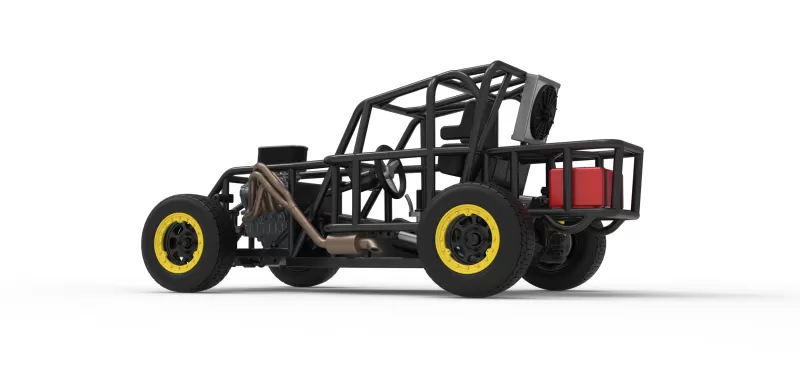 Mod Lite Race car Base Version 2 Scale 1:25 - Model preview 13