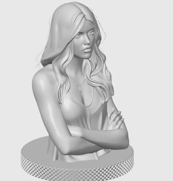Katherine McNamara 3D Bust Print - Model preview 11