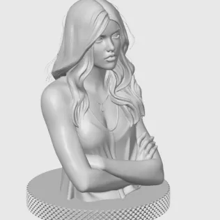 Katherine McNamara 3D Bust Print - Model thumbnail 11