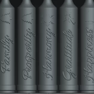 Candles for the day of the little Candles 3D Printable Models - Model thumbnail 10