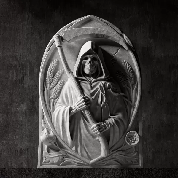 Grim Reaper Wall Panel #RoZ - Model preview 1
