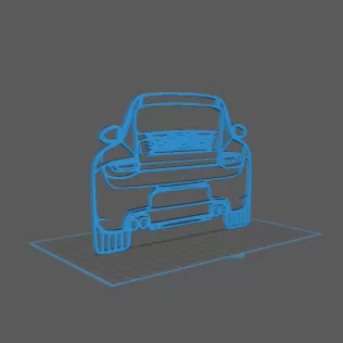 Porsche - 911 modele 997 Wall Art - Model thumbnail 1