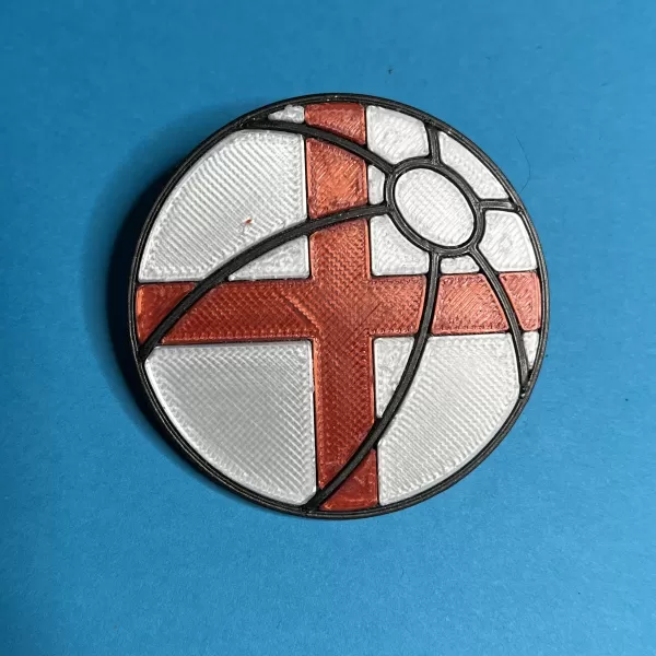 Beachball of Liberty Badge for England - Model preview 1