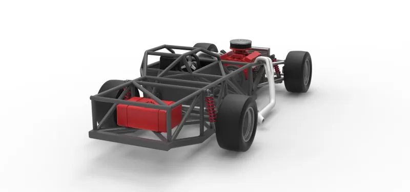 Vintage Asphalt Outlaw Super late model Base Scale 1:25 - Model preview 18