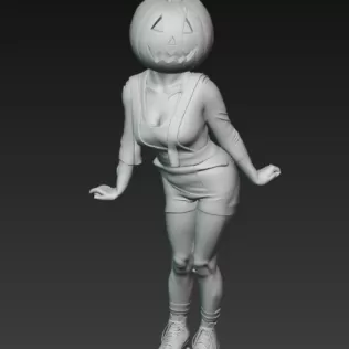 Sexy Lady Halloween - Model thumbnail 3