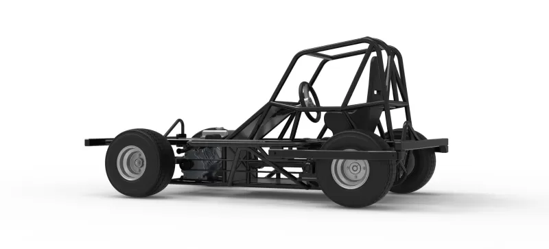 BriSCA Micro Formula 2 Stock Car Base Scale 1:16 - Model preview 13