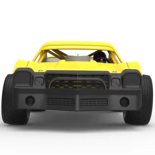 Vintage Dirt late model Race car Version 2 Scale 1:25 - Model thumbnail 7