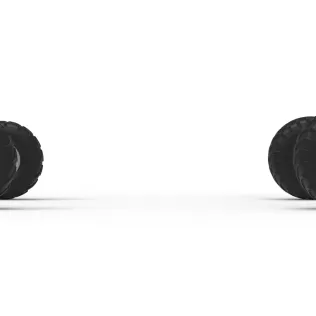 Wheel set of Mud dragster Version 3 Scale 1:25 - Model thumbnail 5