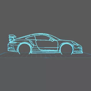 Porsche - 911 GT3 RS Wall Art