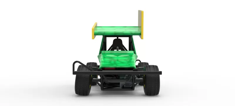 BriSCA Micro Formula 2 Stock Car Scale 1:16 - Model preview 7