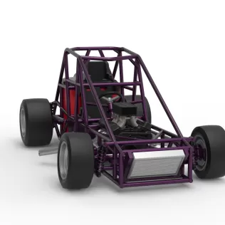 Experimental Pavement Silver Crown Car Base Version 2 Scale 1:25 - Model thumbnail 22