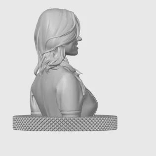 Jessica Biel 3D Bust Print - Model thumbnail 8