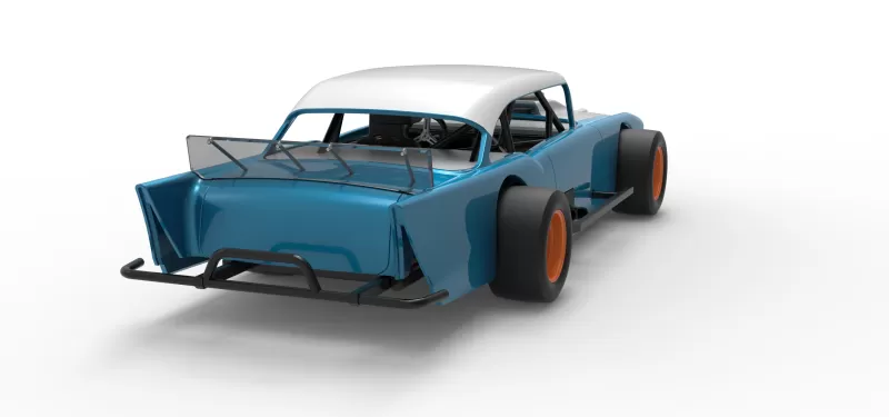 Vintage Asphalt Modified stock car V11 Scale 1:25 - Model preview 18