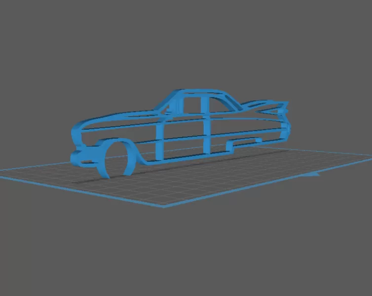 Lowrider - Wallart - Model preview 2