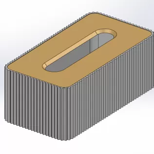 ✨ Premium Tissue Box Holder – Elegant Sliding Lock Design 🧻 - Model thumbnail 2