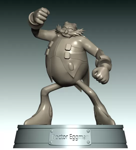 Doctor Eggman - Sonic the Hedgehog - Model preview 10