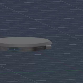 BMW E36 headlight washer cap - Model thumbnail 1