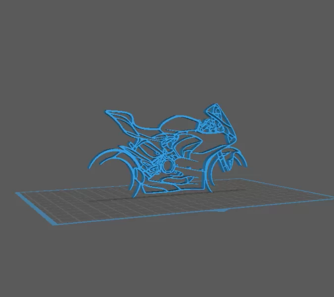 Ducati - Panigale V2 Wall Art - Model preview 2