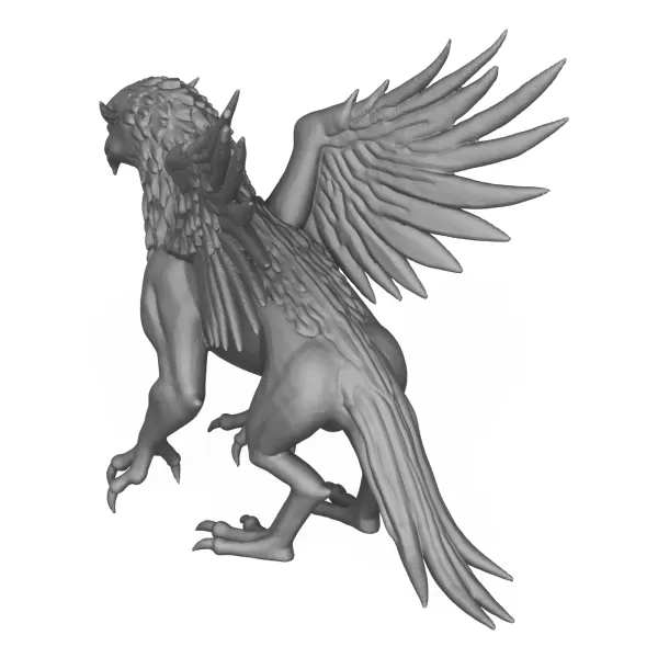 Griffin 3D Print Model - Model preview 7