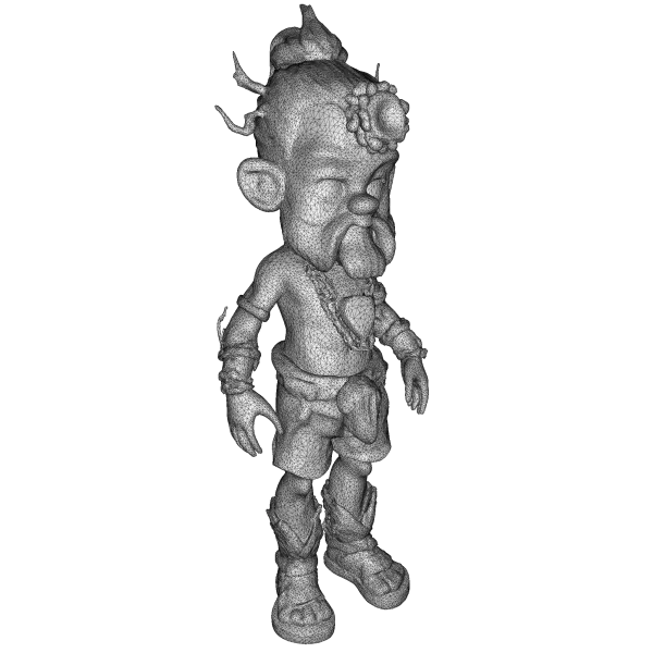 Stylized Mythic Character Pack – Kitbash High-Poly Collection - Model preview 21
