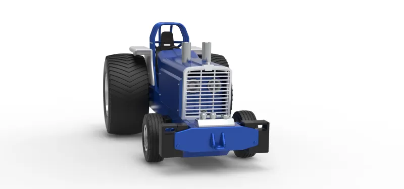 Pro Stock Pulling Tractor Version 5 Scale 1:25 - Model preview 23
