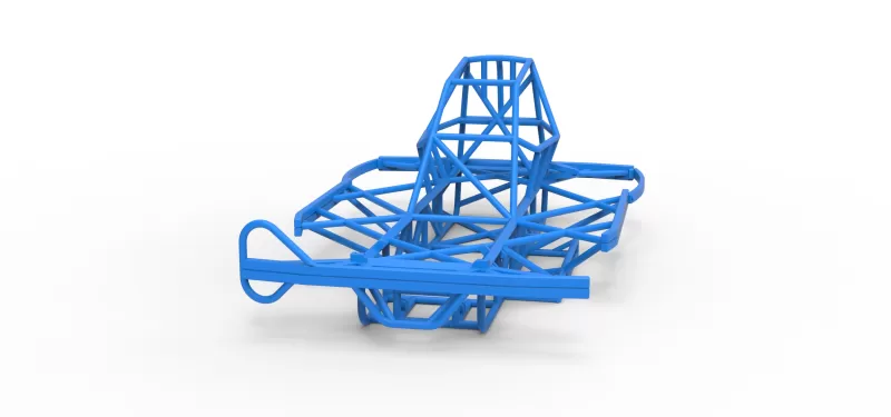 Frame of BriSCA Formula 2 Stock Car Scale 1:25 - Model preview 4