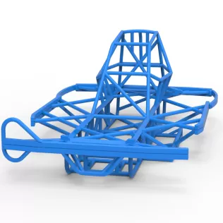 Frame of BriSCA Formula 2 Stock Car Scale 1:25 - Model thumbnail 4