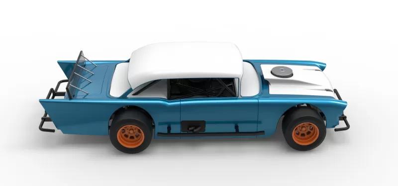 Vintage Asphalt Modified stock car V11 Scale 1:25 - Model preview 23