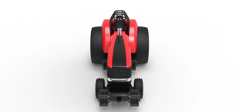 Pro Stock Pulling Tractor Version 6 Scale 1:25 - Model preview 8