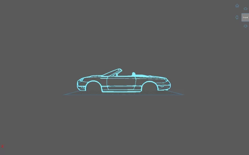 Ford - Thunderbird 2005 Wall Art - Model preview 1