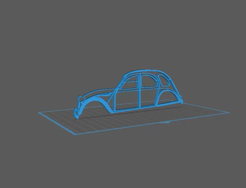 Citroën - 2 CV Wall Art - Model preview 2