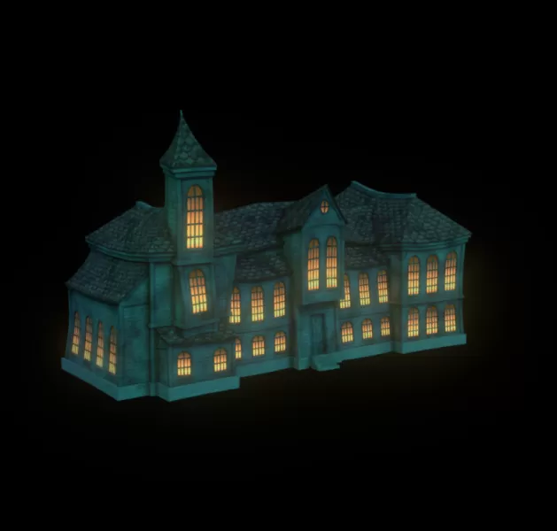 Halloween Mansion - Model preview 1