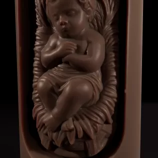 Baby Jesus in Candle - Model thumbnail 6